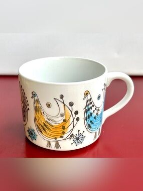 Vintage Rörstrand Fenix DM Cup 1950s MCM Marianne Westman Rörstrand, Mid-Century
